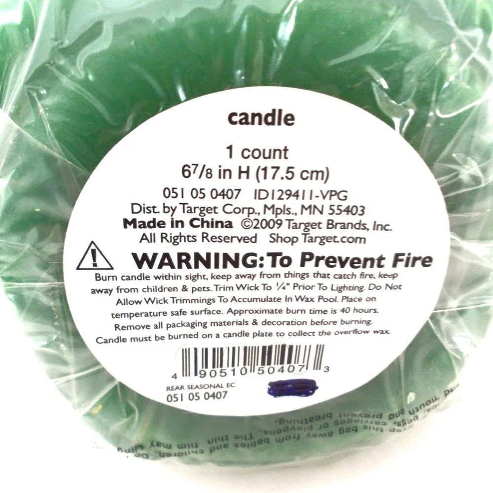 🎄 NWT Christmas Santa Candle Target 2009